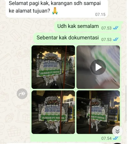 Pengiriman Papan Bunga Selamat Bojong Jaya