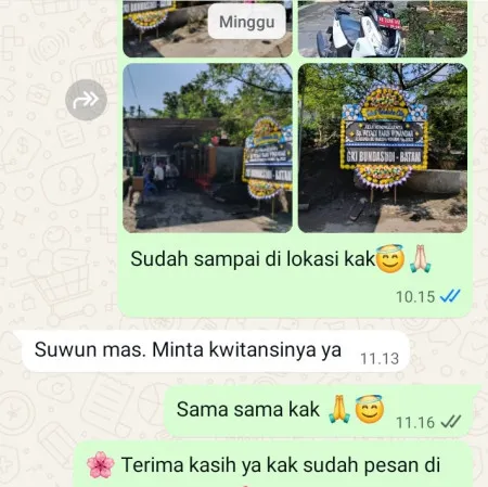 Pengiriman Papan Bunga Duka Bojong Jaya