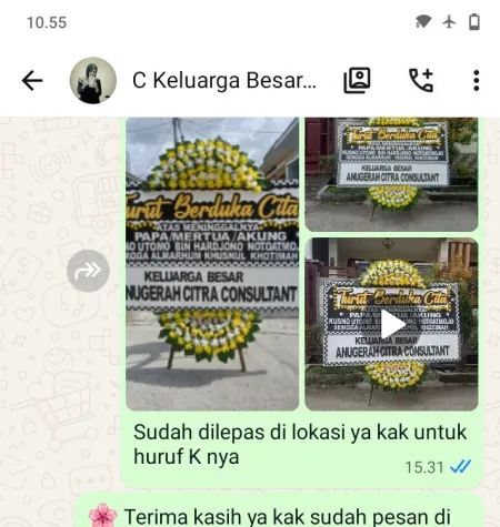 Pengiriman Papan Bunga Duka Bojong Jaya